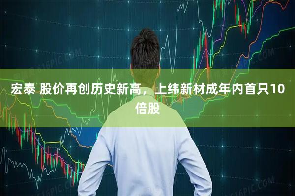 宏泰 股价再创历史新高，上纬新材成年内首只10倍股